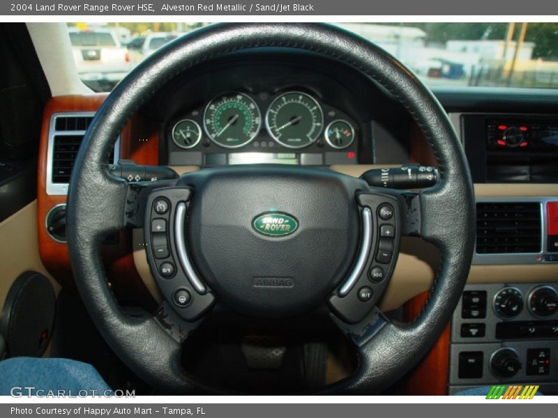 Alveston Red Metallic / Sand/Jet Black 2004 Land Rover Range Rover HSE