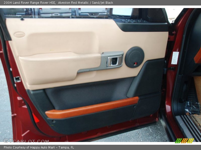 Alveston Red Metallic / Sand/Jet Black 2004 Land Rover Range Rover HSE
