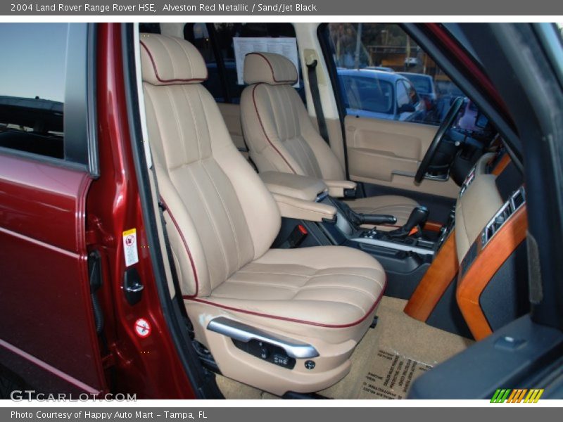 Alveston Red Metallic / Sand/Jet Black 2004 Land Rover Range Rover HSE