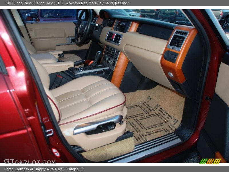 Alveston Red Metallic / Sand/Jet Black 2004 Land Rover Range Rover HSE