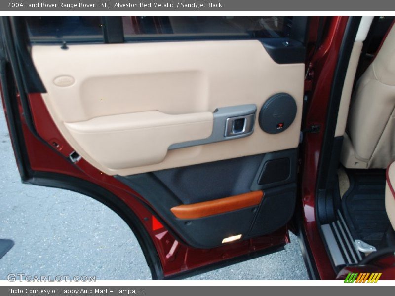 Alveston Red Metallic / Sand/Jet Black 2004 Land Rover Range Rover HSE
