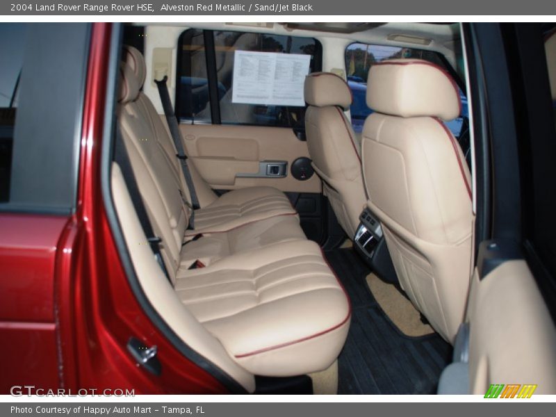 Alveston Red Metallic / Sand/Jet Black 2004 Land Rover Range Rover HSE