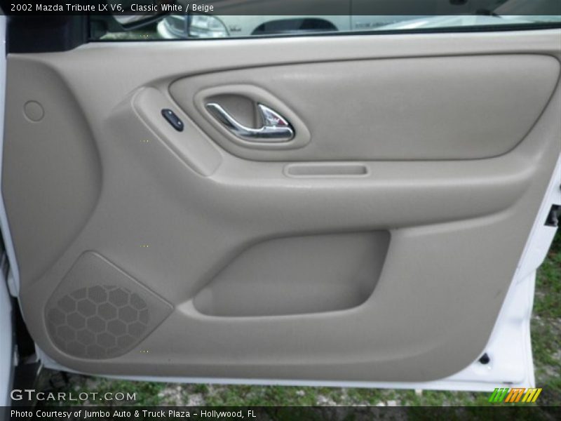 Classic White / Beige 2002 Mazda Tribute LX V6