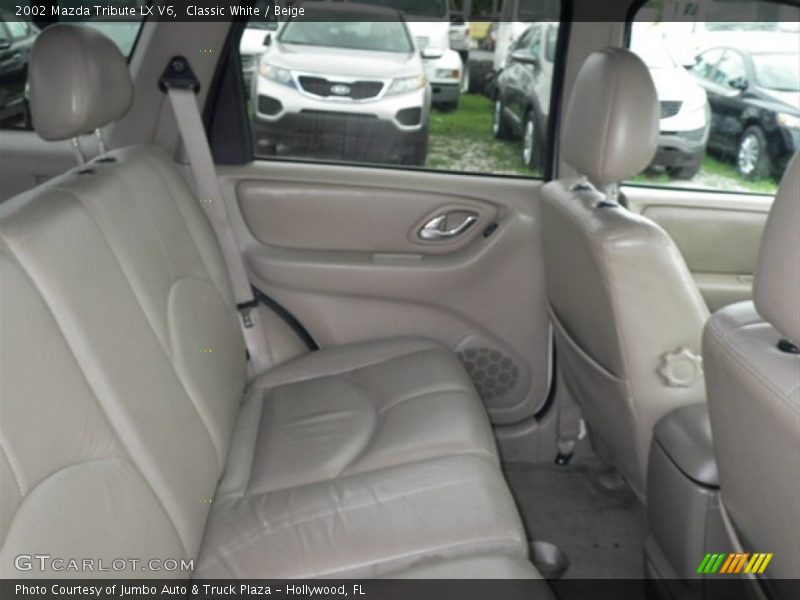 Classic White / Beige 2002 Mazda Tribute LX V6