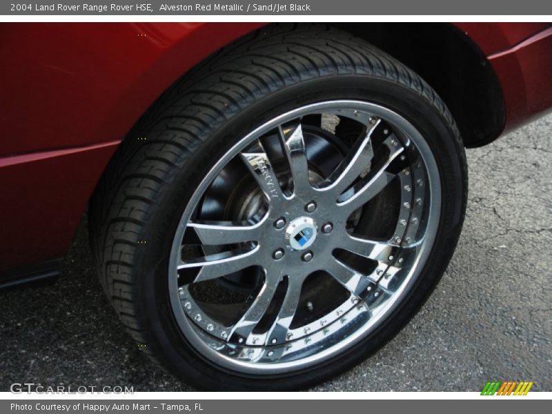 Alveston Red Metallic / Sand/Jet Black 2004 Land Rover Range Rover HSE