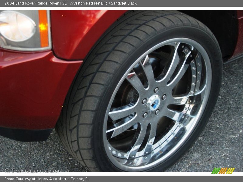 Alveston Red Metallic / Sand/Jet Black 2004 Land Rover Range Rover HSE