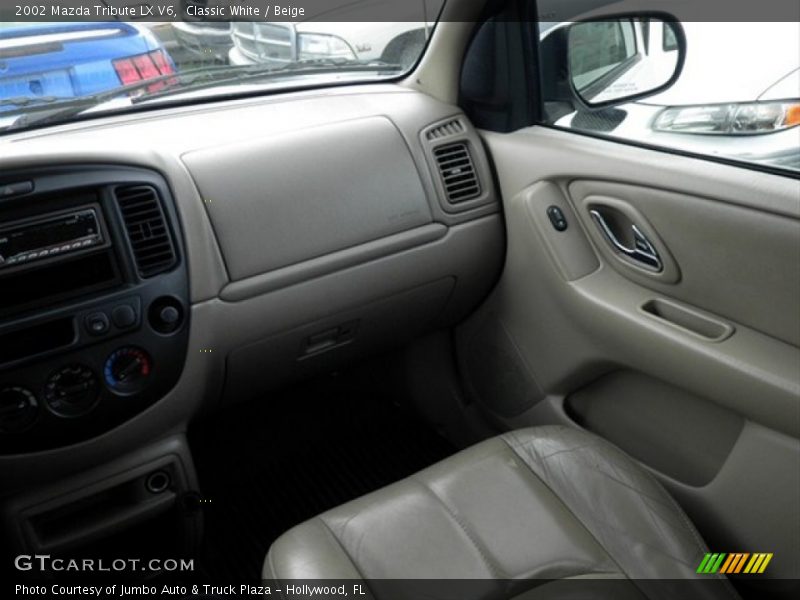 Classic White / Beige 2002 Mazda Tribute LX V6