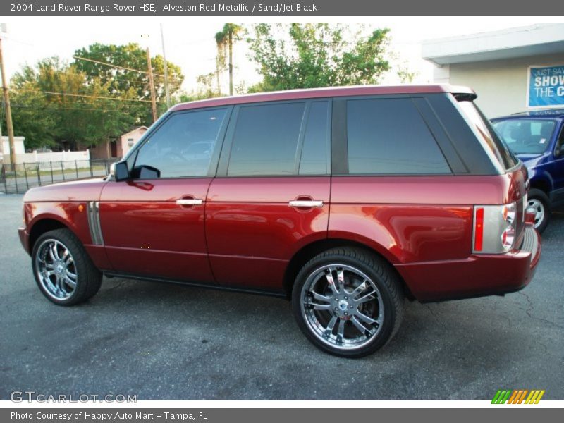 Alveston Red Metallic / Sand/Jet Black 2004 Land Rover Range Rover HSE