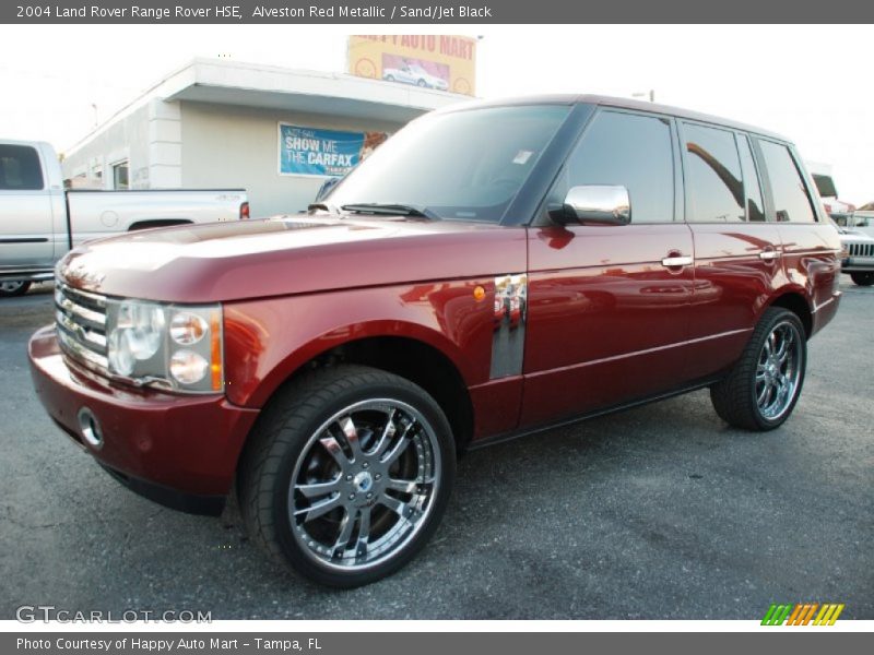 Alveston Red Metallic / Sand/Jet Black 2004 Land Rover Range Rover HSE