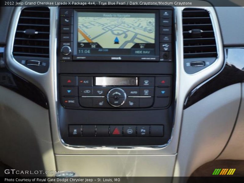 True Blue Pearl / Dark Graystone/Medium Graystone 2012 Jeep Grand Cherokee Laredo X Package 4x4