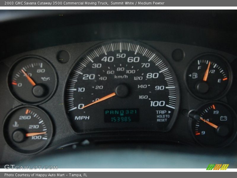 Summit White / Medium Pewter 2003 GMC Savana Cutaway 3500 Commercial Moving Truck