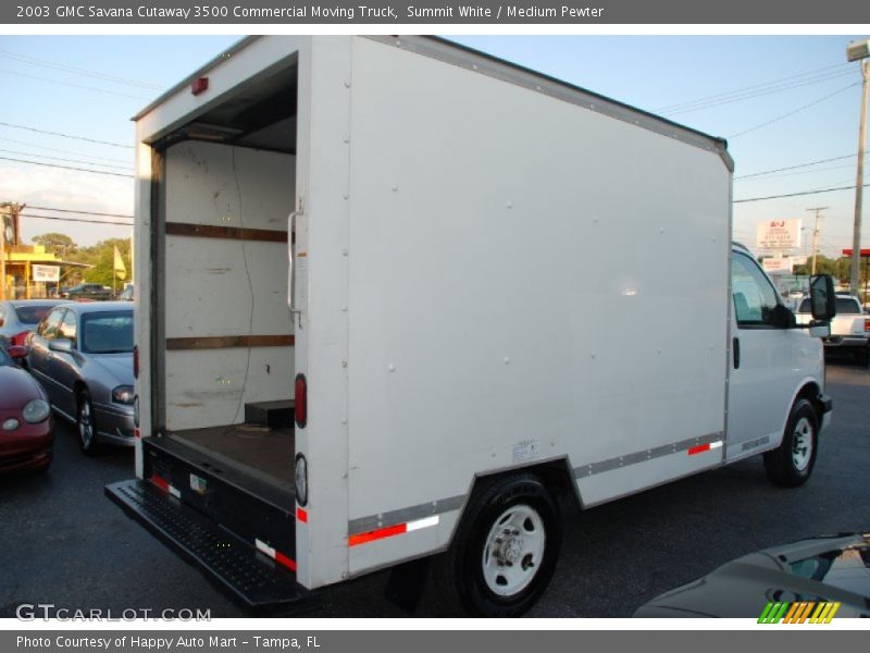 Summit White / Medium Pewter 2003 GMC Savana Cutaway 3500 Commercial Moving Truck