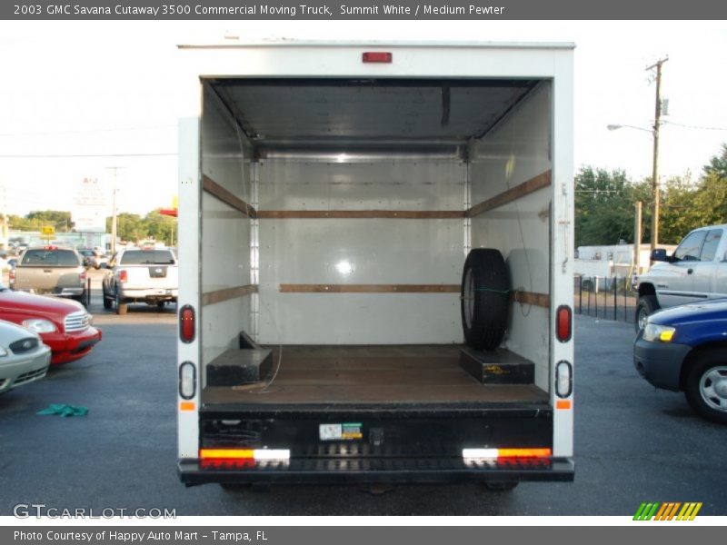 Summit White / Medium Pewter 2003 GMC Savana Cutaway 3500 Commercial Moving Truck