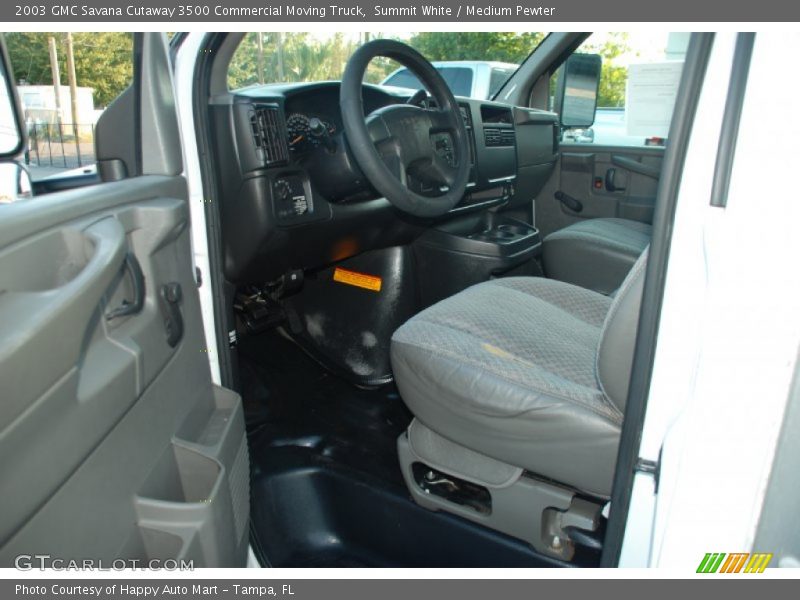 Summit White / Medium Pewter 2003 GMC Savana Cutaway 3500 Commercial Moving Truck
