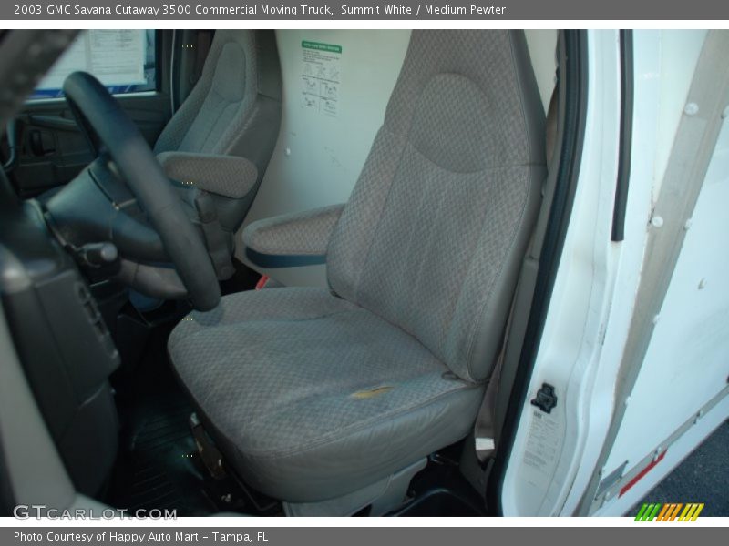 Summit White / Medium Pewter 2003 GMC Savana Cutaway 3500 Commercial Moving Truck