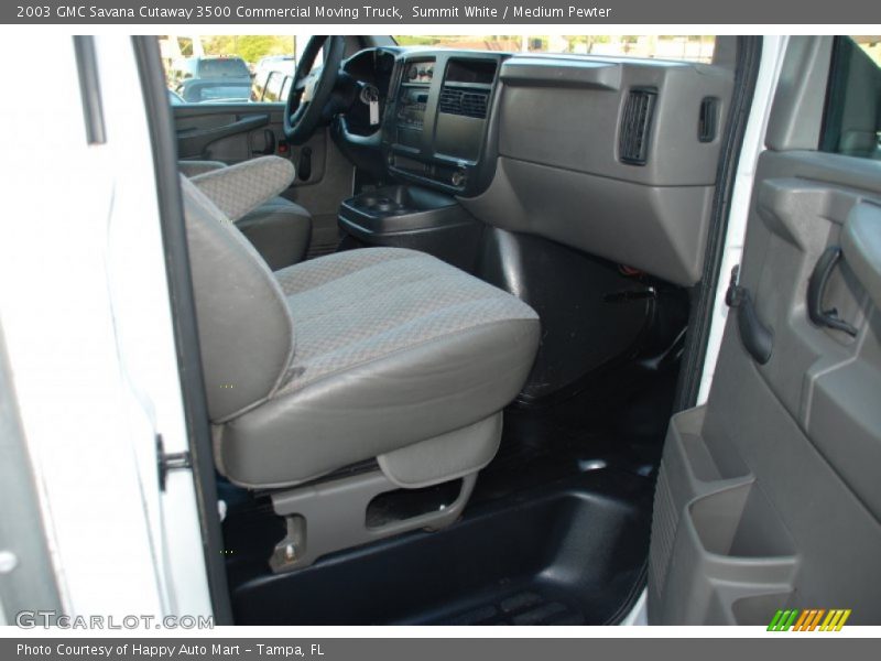 Summit White / Medium Pewter 2003 GMC Savana Cutaway 3500 Commercial Moving Truck