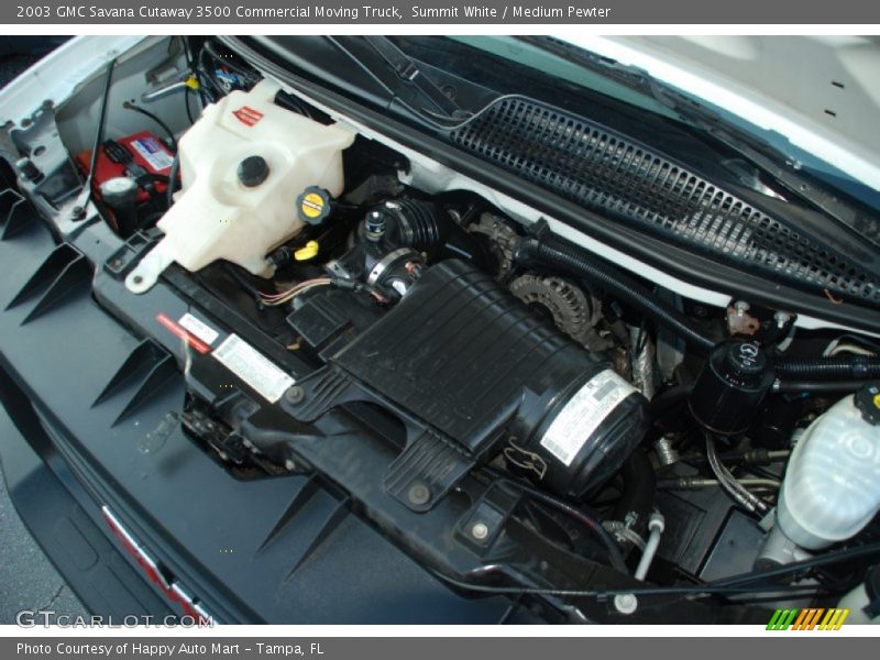 Summit White / Medium Pewter 2003 GMC Savana Cutaway 3500 Commercial Moving Truck