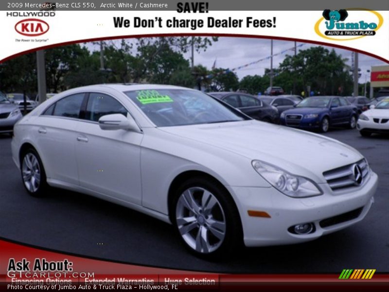 Arctic White / Cashmere 2009 Mercedes-Benz CLS 550