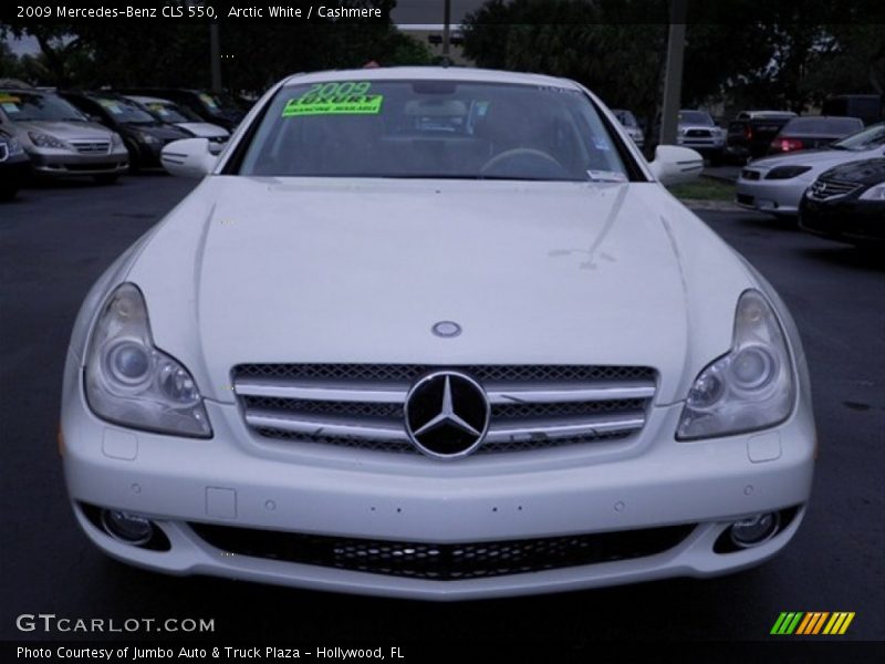 Arctic White / Cashmere 2009 Mercedes-Benz CLS 550