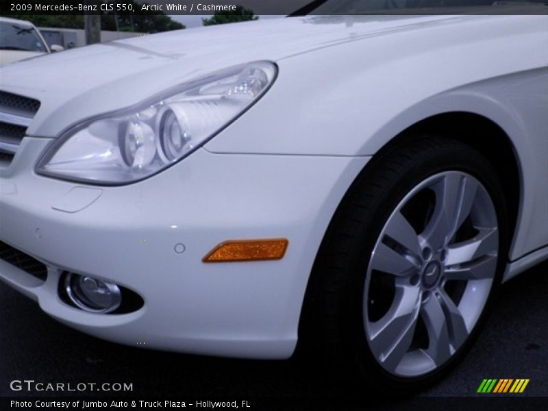 Arctic White / Cashmere 2009 Mercedes-Benz CLS 550