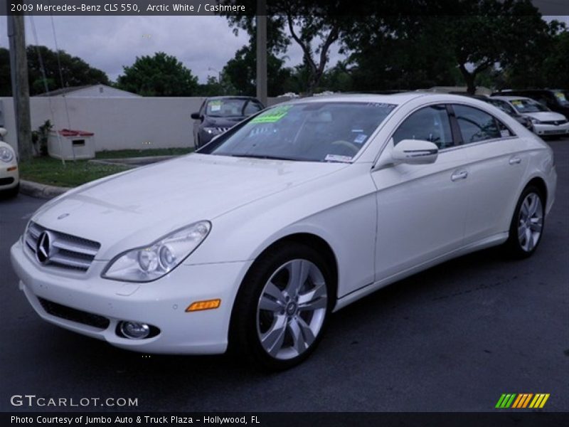 Arctic White / Cashmere 2009 Mercedes-Benz CLS 550