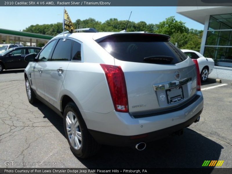 Radiant Silver / Titanium/Ebony 2010 Cadillac SRX 4 V6 AWD