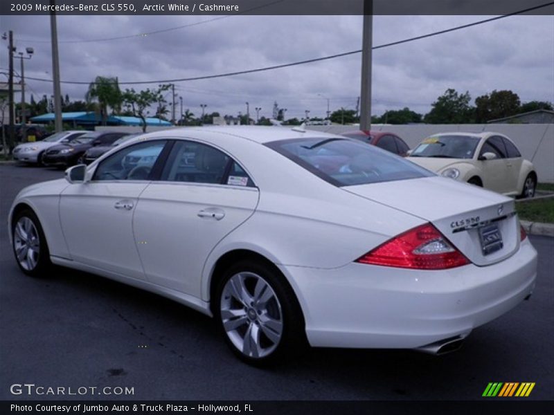 Arctic White / Cashmere 2009 Mercedes-Benz CLS 550