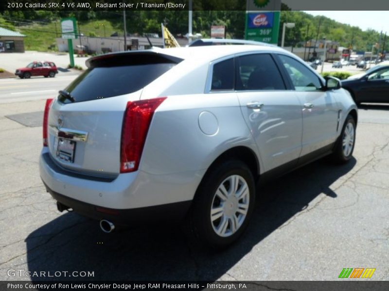 Radiant Silver / Titanium/Ebony 2010 Cadillac SRX 4 V6 AWD