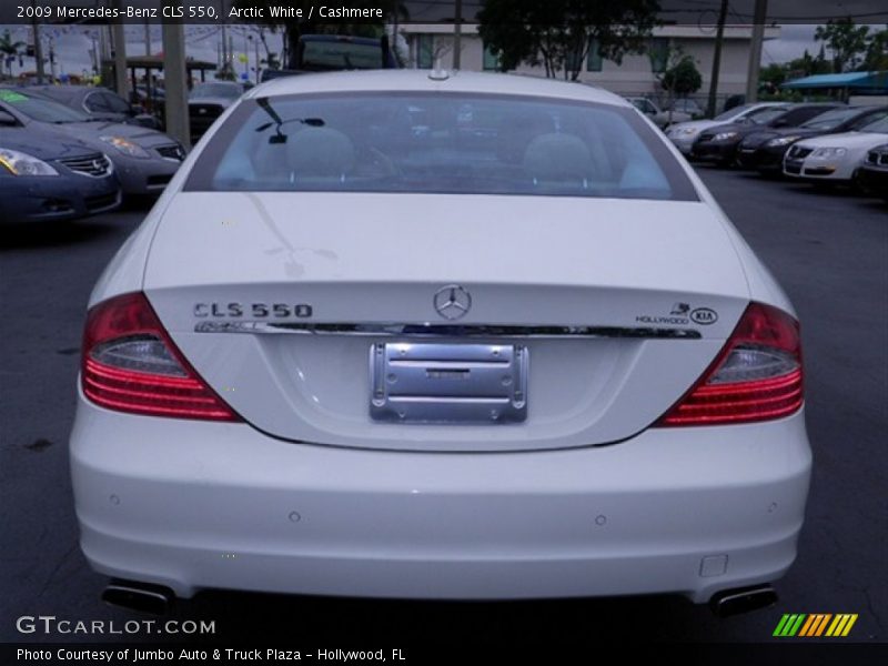 Arctic White / Cashmere 2009 Mercedes-Benz CLS 550