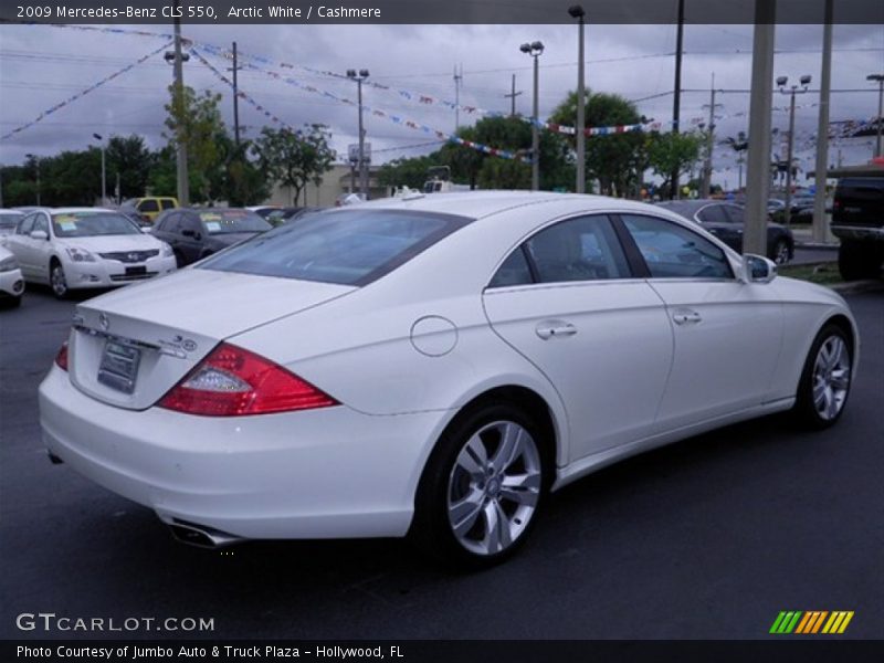 Arctic White / Cashmere 2009 Mercedes-Benz CLS 550