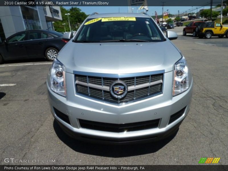Radiant Silver / Titanium/Ebony 2010 Cadillac SRX 4 V6 AWD