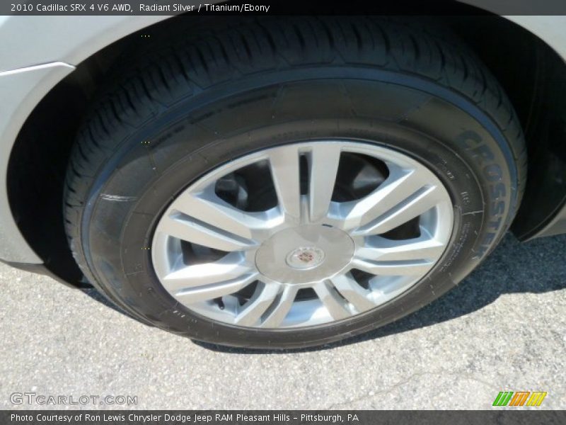 Radiant Silver / Titanium/Ebony 2010 Cadillac SRX 4 V6 AWD