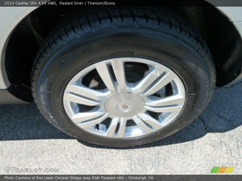 Radiant Silver / Titanium/Ebony 2010 Cadillac SRX 4 V6 AWD