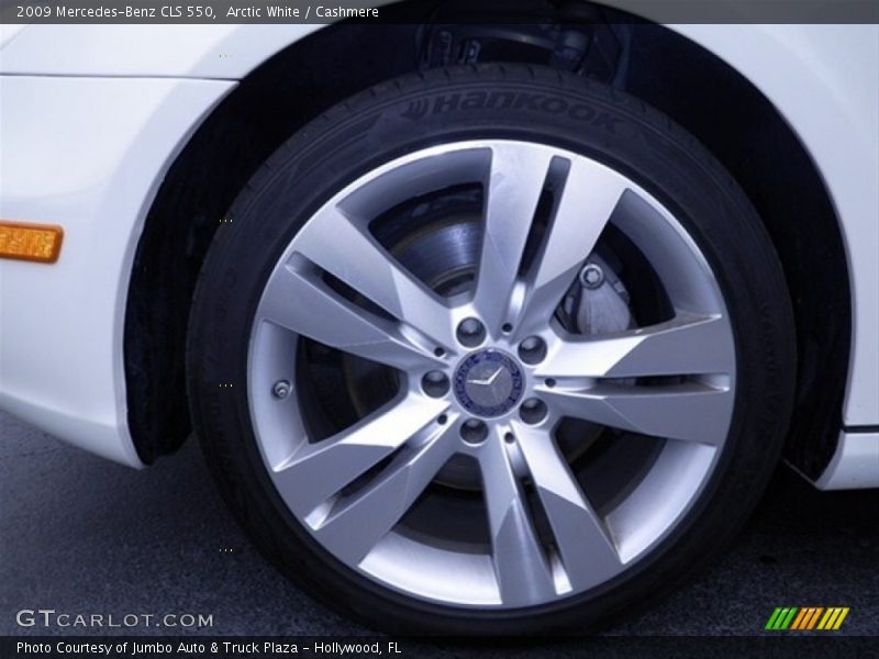 Arctic White / Cashmere 2009 Mercedes-Benz CLS 550