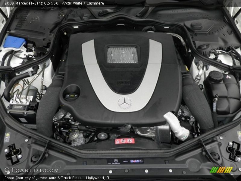 Arctic White / Cashmere 2009 Mercedes-Benz CLS 550