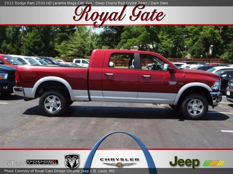Deep Cherry Red Crystal Pearl / Dark Slate 2012 Dodge Ram 2500 HD Laramie Mega Cab 4x4