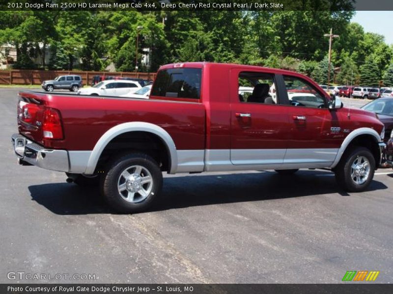Deep Cherry Red Crystal Pearl / Dark Slate 2012 Dodge Ram 2500 HD Laramie Mega Cab 4x4