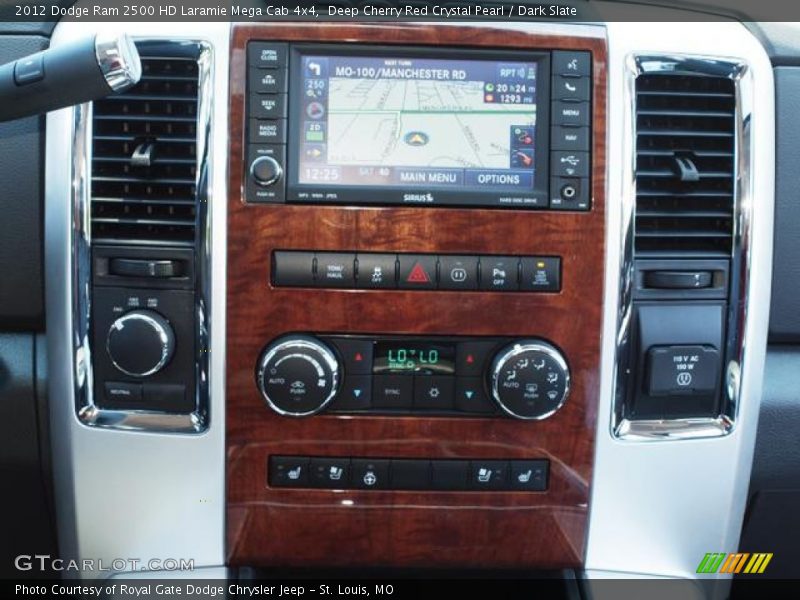 Deep Cherry Red Crystal Pearl / Dark Slate 2012 Dodge Ram 2500 HD Laramie Mega Cab 4x4