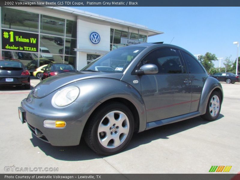 Platinum Grey Metallic / Black 2002 Volkswagen New Beetle GLS TDI Coupe