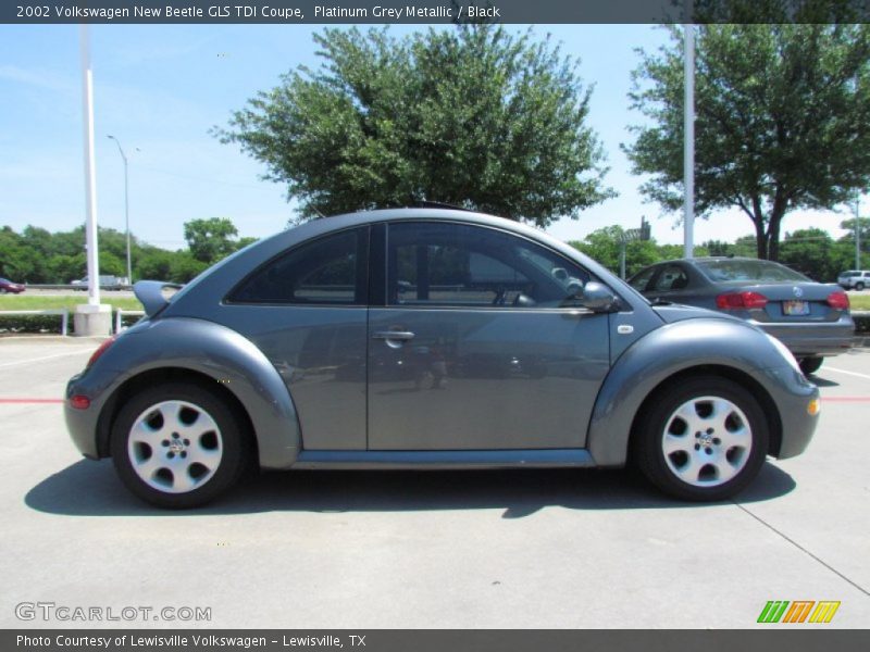 Platinum Grey Metallic / Black 2002 Volkswagen New Beetle GLS TDI Coupe