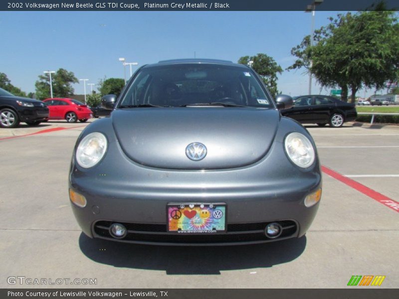 Platinum Grey Metallic / Black 2002 Volkswagen New Beetle GLS TDI Coupe