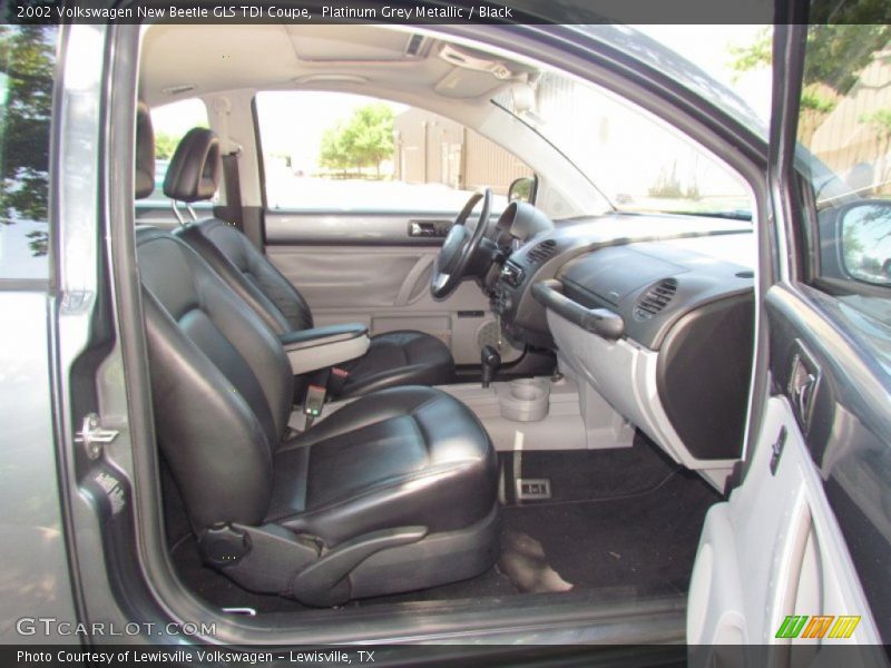 Platinum Grey Metallic / Black 2002 Volkswagen New Beetle GLS TDI Coupe