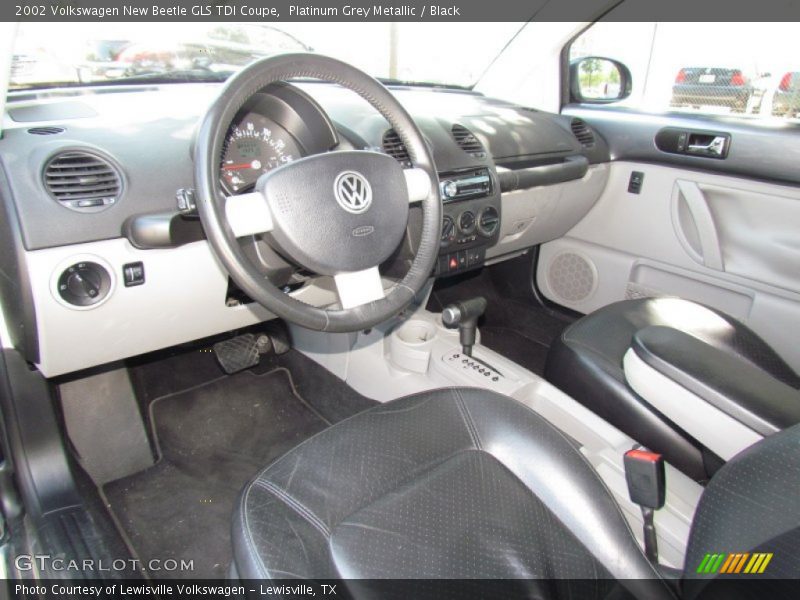 Platinum Grey Metallic / Black 2002 Volkswagen New Beetle GLS TDI Coupe