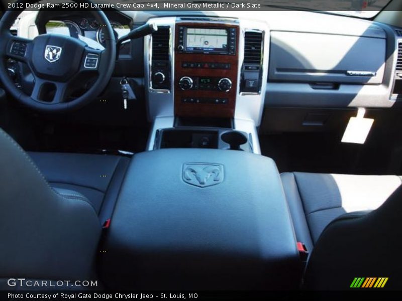 Mineral Gray Metallic / Dark Slate 2012 Dodge Ram 2500 HD Laramie Crew Cab 4x4