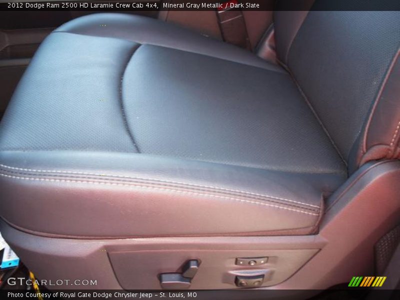 Mineral Gray Metallic / Dark Slate 2012 Dodge Ram 2500 HD Laramie Crew Cab 4x4
