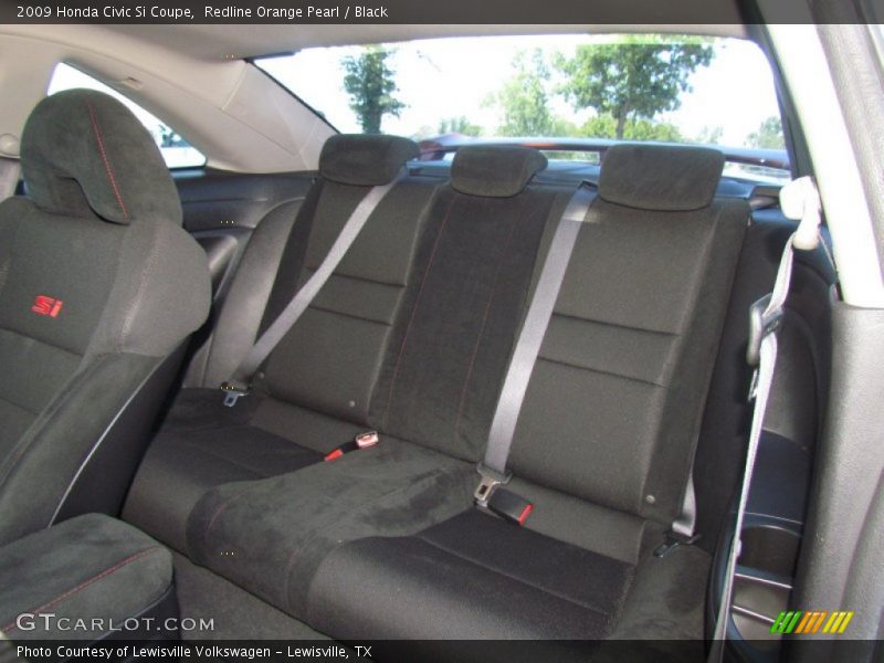 Rear Seat of 2009 Civic Si Coupe