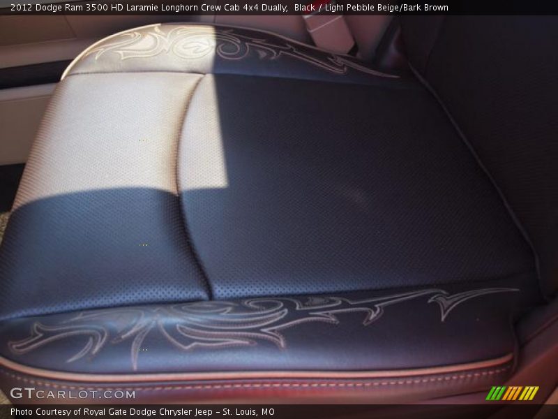 Black / Light Pebble Beige/Bark Brown 2012 Dodge Ram 3500 HD Laramie Longhorn Crew Cab 4x4 Dually
