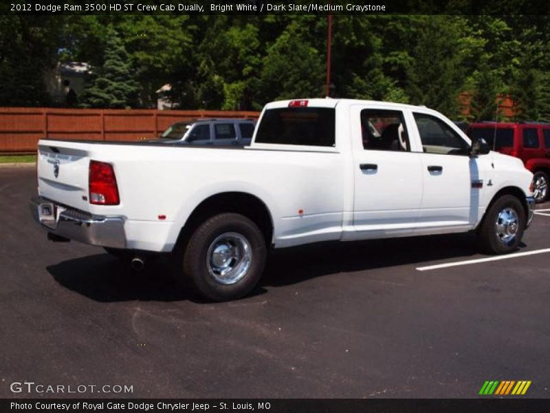 Bright White / Dark Slate/Medium Graystone 2012 Dodge Ram 3500 HD ST Crew Cab Dually