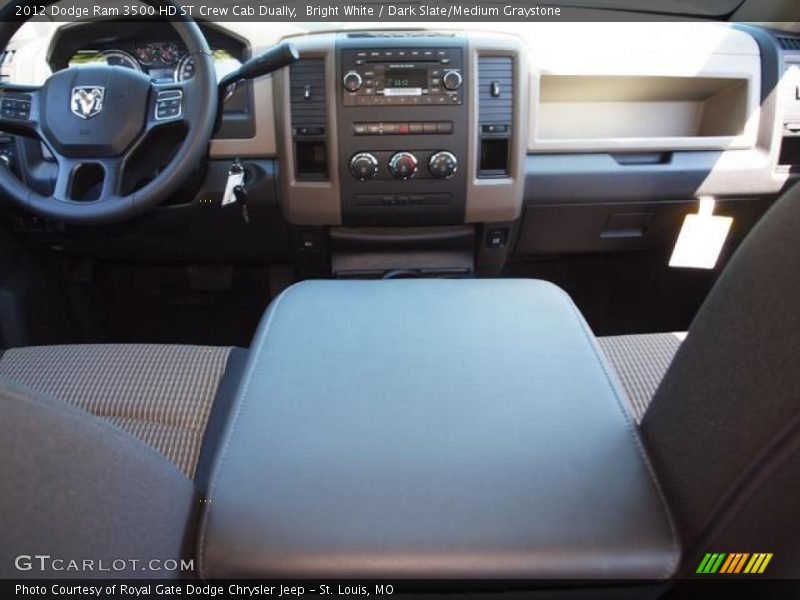 Bright White / Dark Slate/Medium Graystone 2012 Dodge Ram 3500 HD ST Crew Cab Dually
