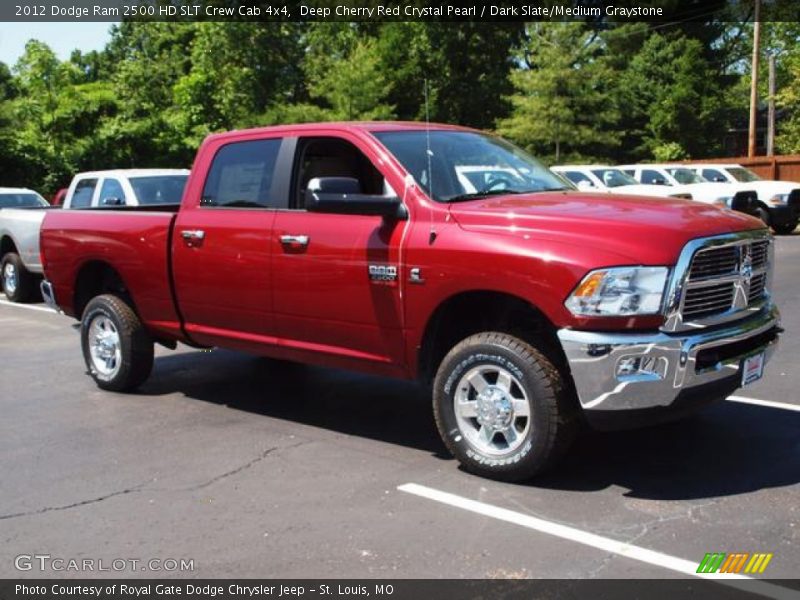 Deep Cherry Red Crystal Pearl / Dark Slate/Medium Graystone 2012 Dodge Ram 2500 HD SLT Crew Cab 4x4